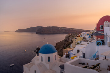 Fototapeta premium Cliché of Santorini