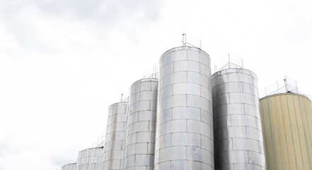 Beer fermentation tank or brewing plant