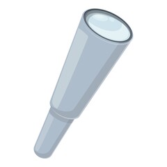Spyglass icon cartoon vector. Telescope pirate. Future vision