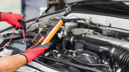 Auto mechanic Check batteries, repair, and replace engine parts.	