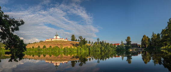 Pilgrimage Church of Saint John of Nepomuk at Zelena Hora, Zdar nad Sazavou, Czech republic