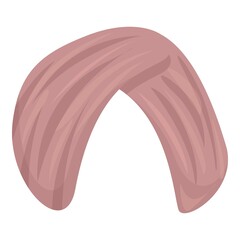 India turban icon cartoon vector. Arab hat. Indian headdress
