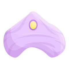 Sultan turban icon cartoon vector. Arab hat. Indian man