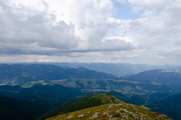 Fototapeta premium mountains and clouds