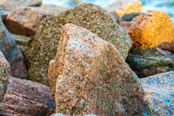 Rocks on the coast of Shenzhen, Guangxi Province, China