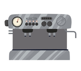 cute machine of coffee