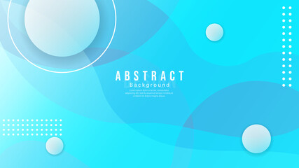 Abstract Color background, Transparent circles and swaying curves  with copy space for text  , Flat Modern design for presentation , illustration Vector EPS 10