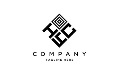 HCY square three latter logo vector