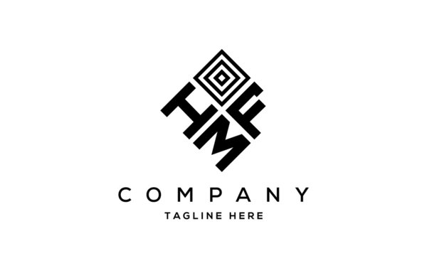 HFM square three latter logo vector