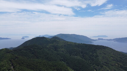 日本の風景　瀬戸内海とひらお　ドローン空撮　山口県平生町