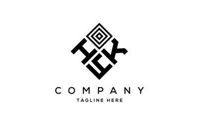 HKY square three latter logo vector