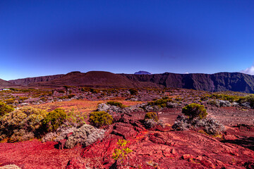 Piton de la Fournaise volcano, Reunion island, France