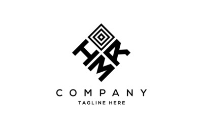HRM square three latter logo vector
