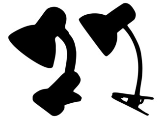 Lighting lamps. Vector image.