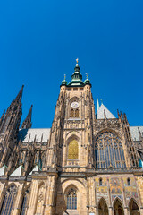 Fototapeta premium Magnificent Saint Vitus Cathedral in Prague, Czech Republic