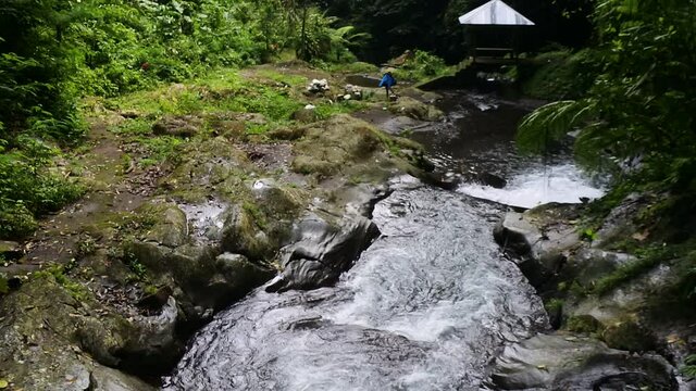 Gitgit terraced waterfall is rated as one of the best waterfalls in Buleleng, Bali