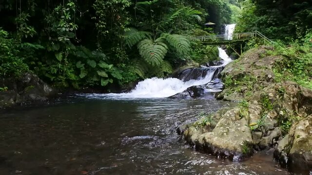 Gitgit terraced waterfall is rated as one of the best waterfalls in Buleleng, Bali