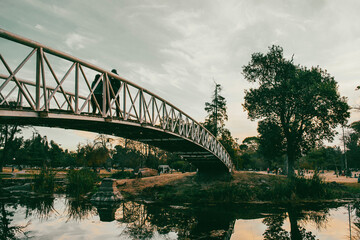 Fototapeta premium bridge over the river