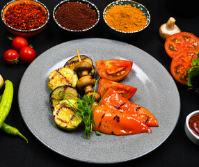 Turkish cuisine at the Anatolian grill restaurant in Kazan