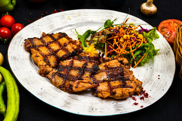 Turkish cuisine at the Anatolian grill restaurant in Kazan