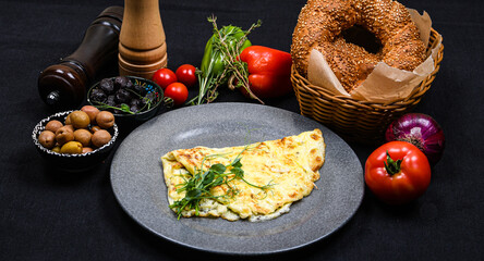 Turkish cuisine at the Anatolian grill restaurant in Kazan