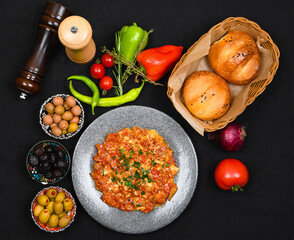 Turkish cuisine at the Anatolian grill restaurant in Kazan