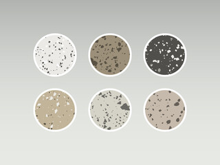 Highlight story cover. Terrazzo abstract design. Premium Vector