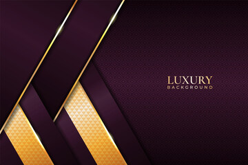 Luxury Background Realistic Overlapped Diagonal Glossy Metallic with Shiny Gold