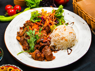 Turkish cuisine at the Anatolian grill restaurant in Kazan