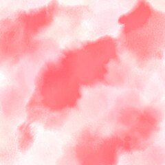 Abstract painted watercolor pink background