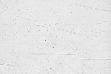 Surface texture of white concrete wall, cement pattern with cracks background with space to copy	
