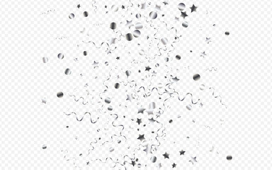 Silver Spiral Abstract Vector Transparent
