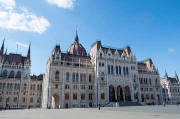 Fototapeta premium Hungarian Parliament Building. Budapest, Hungary