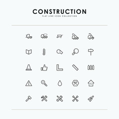 Building and Construction line icon