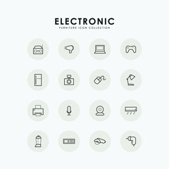 Electronic Line Icon