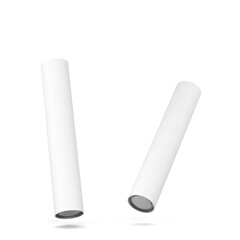 Blank tube packaging mockup