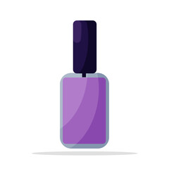 Stylish pink on colorful backdrop. Trendy vector illustration.  Isolated object.