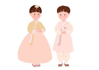 한복입은 어린이 illust
명절 일러스트 illustration
