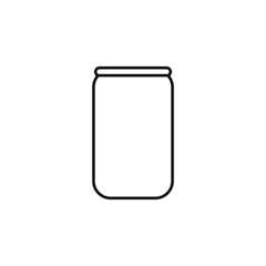 can icon, soda vector, drink illustration