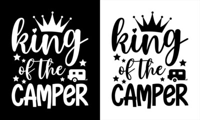 Queen Of The Camper, Camper Vector