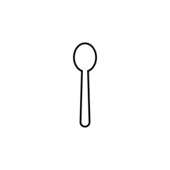 spoon icon, food vector, kitchen illustration