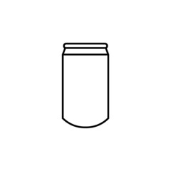 can icon, soda vector, drink illustration