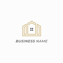 design logo home and letter H