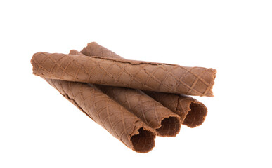 waffle roll isolated