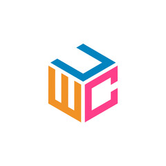 Hexagon logo with the letters UWC design