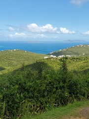Fototapeta premium Ocean view from mountain top