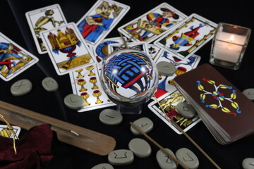 future clairvoyance faith divination runes letters witchcraft belief