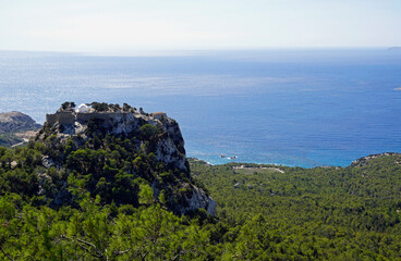castle of monolithos in greece