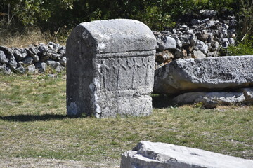 Kamienie Rzymskie, Mala, Velika, wieś, wioska, osada, Crljivica, Stecci, na Liście UNESCO, światowego dziedzictwa, Średniowieczne, cmentarze, nagrobne  © Albin Marciniak
