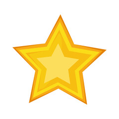 Isolated star icon